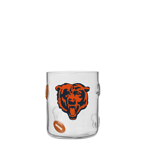 Chicago Bears NFL Team Logo 17 oz Glass Cup (PREORDER - SHIPS MID JUNE)