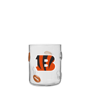 Cincinnati Bengals NFL Team Logo 17 oz Glass Cup (PREORDER - SHIPS LATE NOVEMBER)
