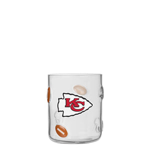 Kansas City Chiefs NFL Team Logo 17 oz Glass Cup (PREORDER - SHIPS MID JUNE)