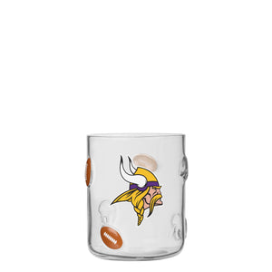 Minnesota Vikings NFL Team Logo 17 oz Glass Cup (PREORDER - SHIPS LATE NOVEMBER)