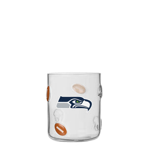 Seattle Seahawks NFL Team Logo 17 oz Glass Cup (PREORDER - SHIPS LATE NOVEMBER)