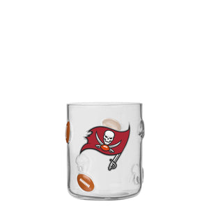 Tampa Bay Buccaneers NFL Team Logo 17 oz Glass Cup (PREORDER - SHIPS EARLY DECEMBER)