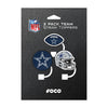 Dallas Cowboys NFL 3 Pack Primary Logo Straw Toppers