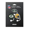 Green Bay Packers NFL 3 Pack Primary Logo Straw Toppers