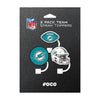 Miami Dolphins NFL 3 Pack Primary Logo Straw Toppers