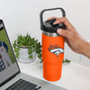 Denver Broncos NFL 30 oz Straw Tumbler