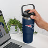 New England Patriots NFL 30 oz Straw Tumbler