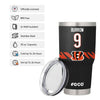 Cincinnati Bengals NFL Joe Burrow Team Logo 30 oz Player Tumbler