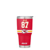 Kansas City Chiefs NFL Travis Kelce Team Logo 30 oz Player Tumbler