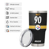 Pittsburgh Steelers NFL TJ Watt Team Logo 30 oz Player Tumbler