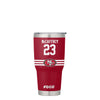 San Francisco 49ers NFL Christian McCaffrey Team Logo 30 oz Player Tumbler