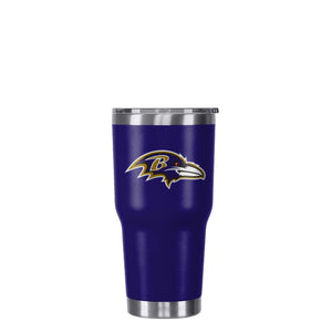 Baltimore Ravens NFL Purple Team Logo 30 oz Tumbler