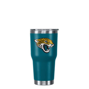 Jacksonville Jaguars NFL Teal Team Logo 30 oz Tumbler