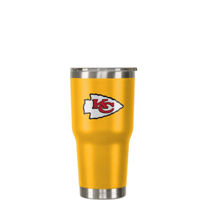 Kansas City Chiefs NFL Yellow Team Logo 30 oz Tumbler
