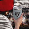 Las Vegas Raiders NFL Gray Team Logo 30 oz Tumbler