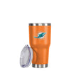 Miami Dolphins NFL Orange Team Logo 30 oz Tumbler