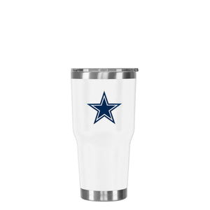 Dallas Cowboys NFL White Team Logo 30 oz Tumbler