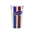 Buffalo Bills NFL Team Stripe Pint Glass