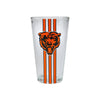 Chicago Bears NFL Team Stripe Pint Glass