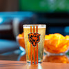 Chicago Bears NFL Team Stripe Pint Glass