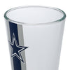 Dallas Cowboys NFL Team Stripe Pint Glass