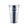 Dallas Cowboys NFL Team Stripe Pint Glass