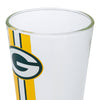 Green Bay Packers NFL Team Stripe Pint Glass