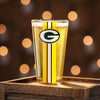 Green Bay Packers NFL Team Stripe Pint Glass