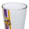 Minnesota Vikings NFL Team Stripe Pint Glass