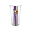 Minnesota Vikings NFL Team Stripe Pint Glass