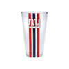 New York Giants NFL Team Stripe Pint Glass