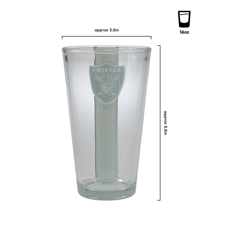 Logo NFL Carolina Panthers Pint Glass - 16 oz