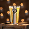 Las Vegas Raiders NFL Team Stripe Pint Glass