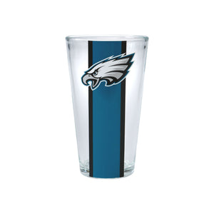 Philadelphia Eagles NFL Team Stripe Pint Glass
