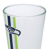 Seattle Seahawks NFL Team Stripe Pint Glass