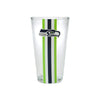 Seattle Seahawks NFL Team Stripe Pint Glass