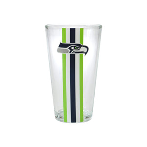 Seattle Seahawks NFL Team Stripe Pint Glass