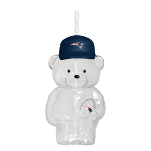 New England Patriots NFL Glass Bear Tumbler (PREORDER - SHIPS LATE JUNE)