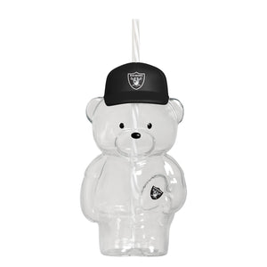 Las Vegas Raiders NFL Glass Bear Tumbler (PREORDER - SHIPS LATE JUNE)