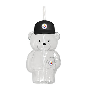 Pittsburgh Steelers NFL Glass Bear Tumbler
