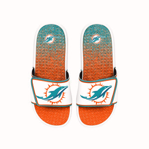 Miami Dolphins NFL Primary Logo Gradient Gel Slide
