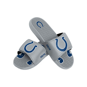 Indianapolis Colts NFL Mens Colorblock Big Logo Gel Slide