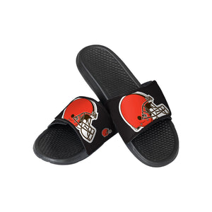 Cleveland Browns NFL Mens Cropped Big Logo Slide
