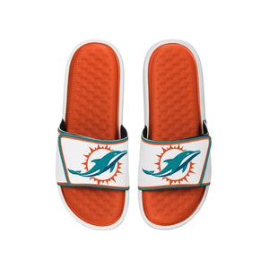 Miami Dolphins NFL Team Color Foam Slide
