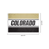 Colorado Buffaloes NCAA Horizontal Flag