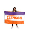 Clemson Tigers NCAA Horizontal Flag