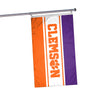 Clemson Tigers NCAA Horizontal Flag