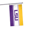 LSU Tigers NCAA Horizontal Flag