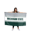 Michigan State Spartans NCAA Horizontal Flag