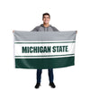 Michigan State Spartans NCAA Horizontal Flag